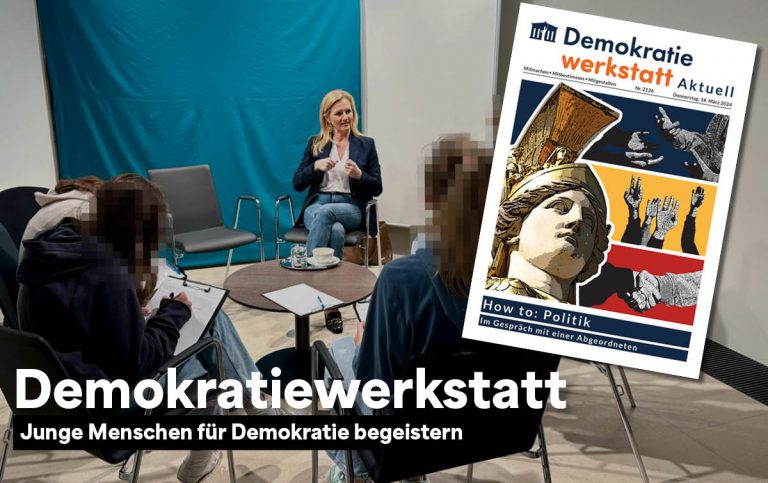 Demokratiewerkstatt Parlament Jugend Petra Tanzler Bildung