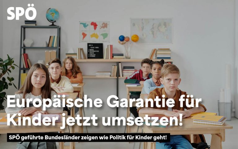 Europäische Garantie für Kinder SPÖ Tanzler